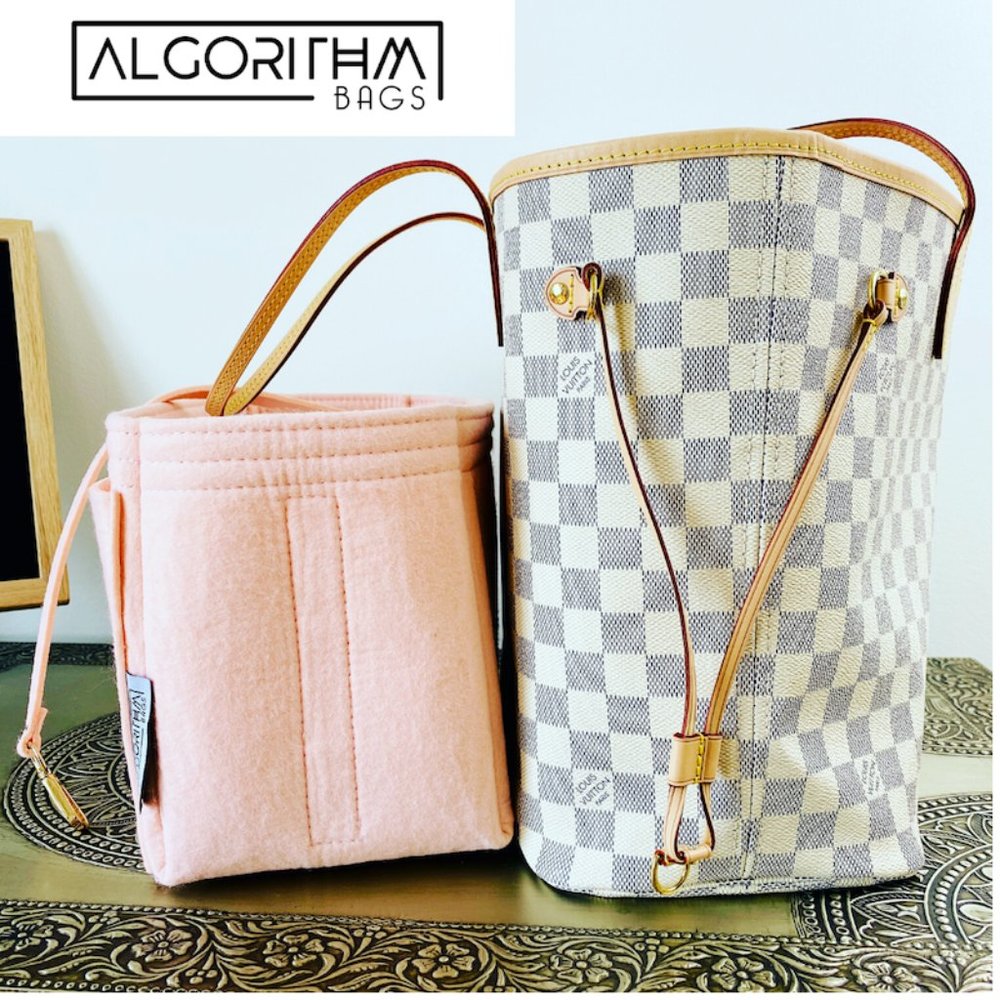 🙀😻LV Neverfull MM Purse Organizer Rose Ballerine Pink